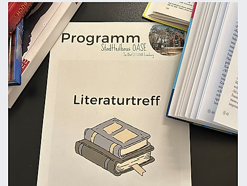 Texte teilen und verweilen - Gesprächskreis rund um Literatur