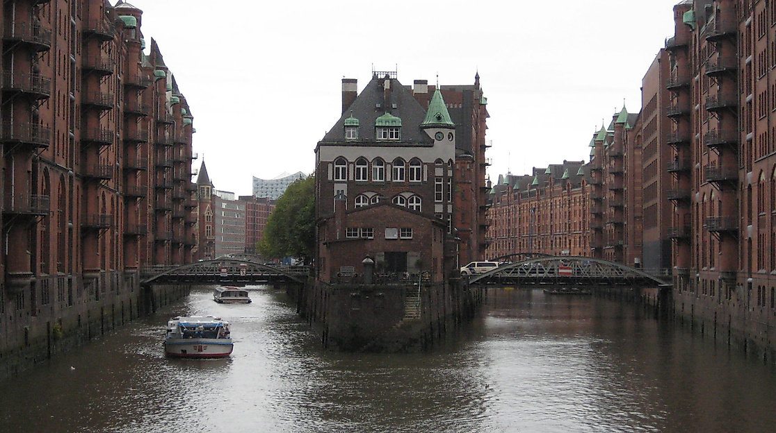 Das Wasserschloss in der Speicherstadt