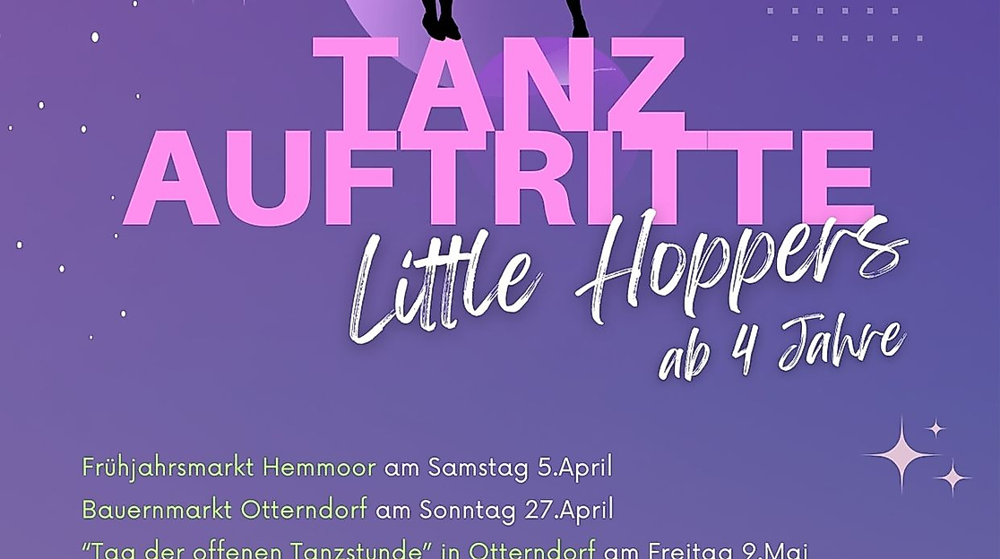 Tanzauftritte 2025 - Little Hoppers ab 4 Jahren
