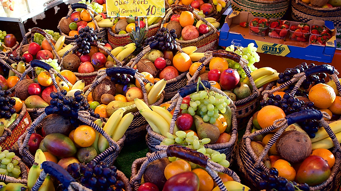 Obst auf dem Fischmarkt