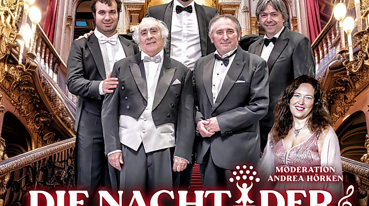 DIE NACHT DER 5 TENÖRE - mit Stargast MARC MARSHALL