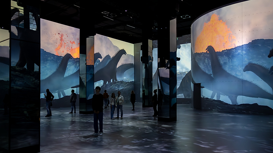 Immersive Dinosaurier-Ausstellung