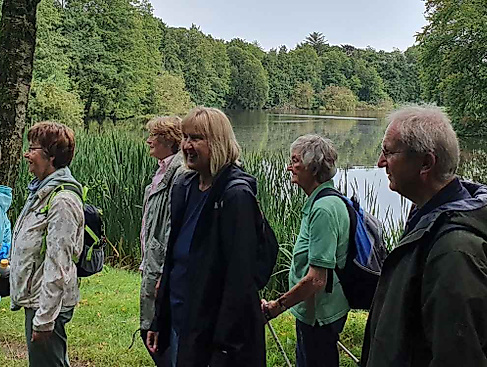 Wandergruppe in der Natur