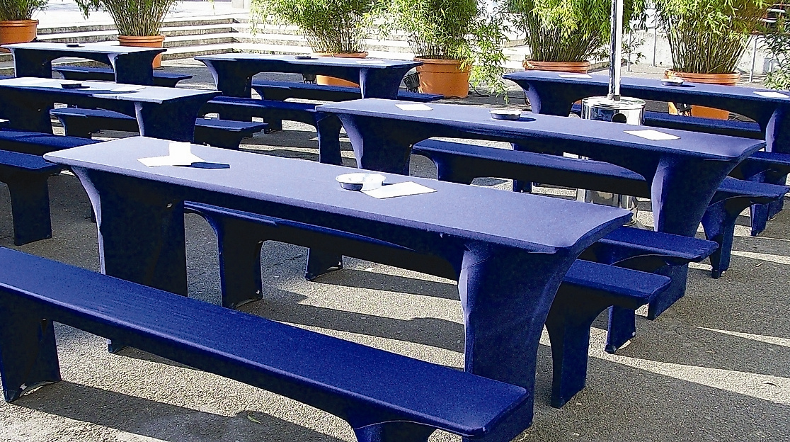 blaue hussen