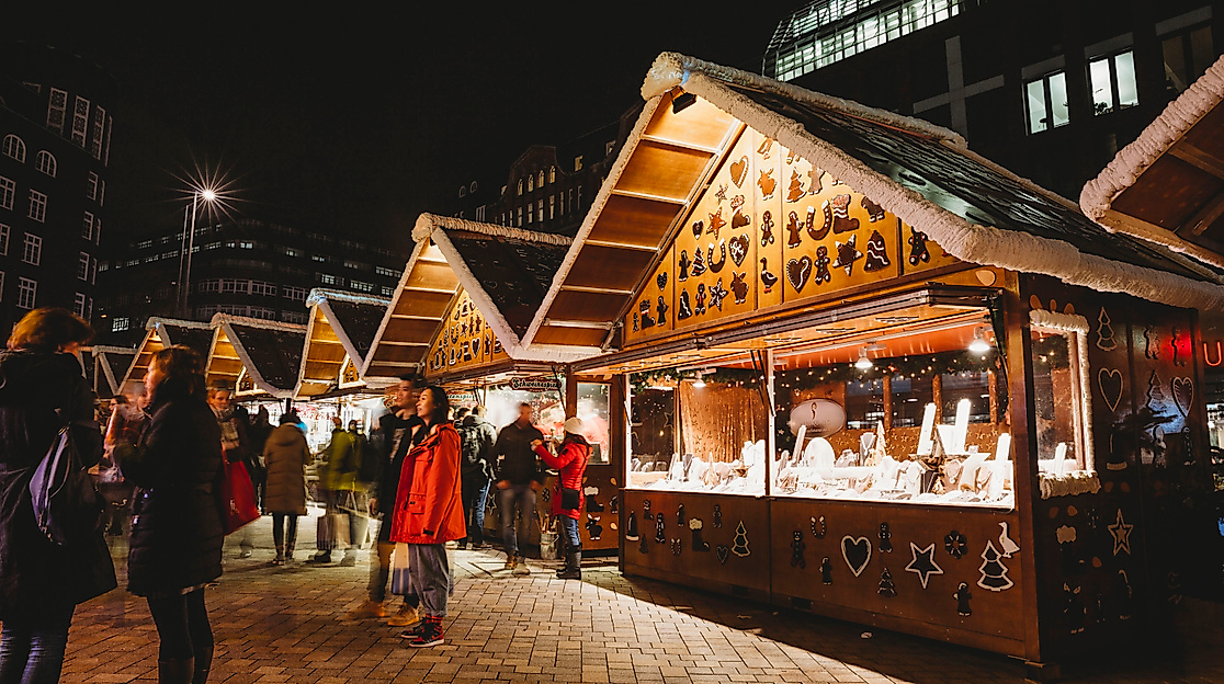 Weihnachtsmarkt am Gänsemarkt Hamburg