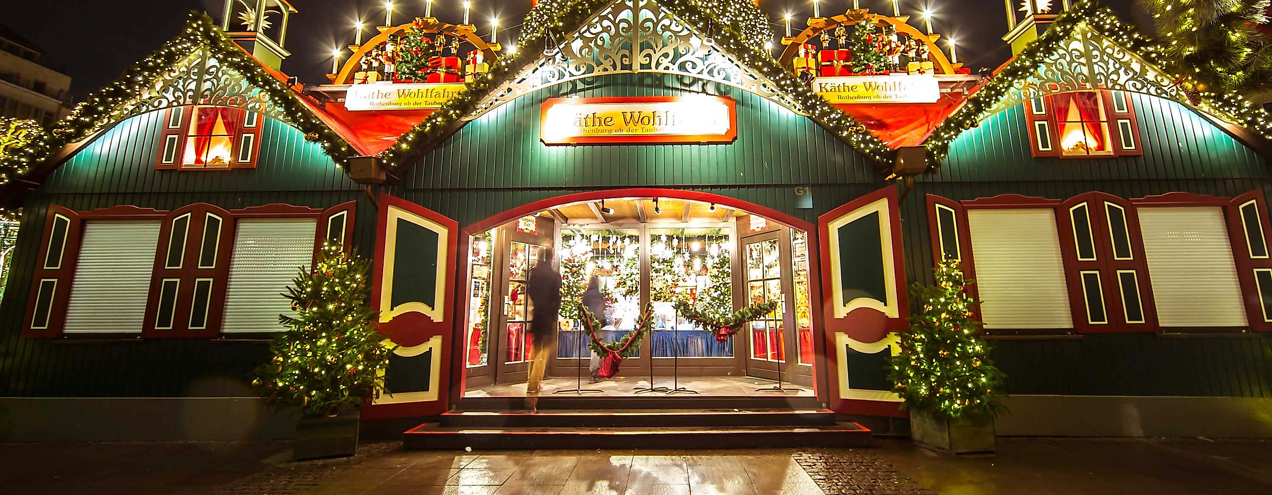 Weihnachtsmarkt Roncalli auf dem Rathausmarkt in Hamburg