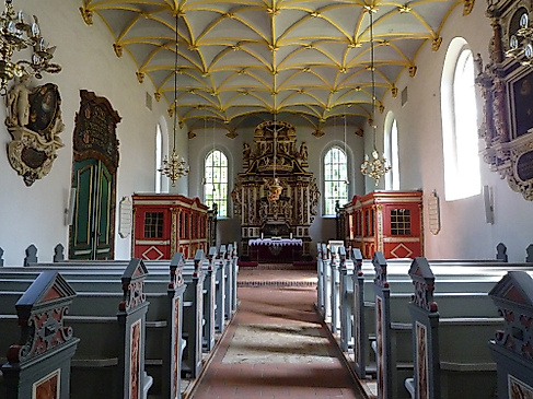 Schlosskirche Ahrensburg Innenansicht