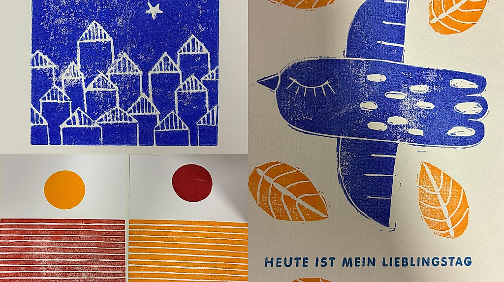 Linolschnitt Workshop zu Weihnachten