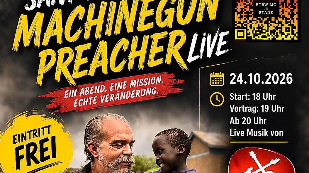 SAM CHILDERS – „MACHINE GUN PREACHER“ LIVE