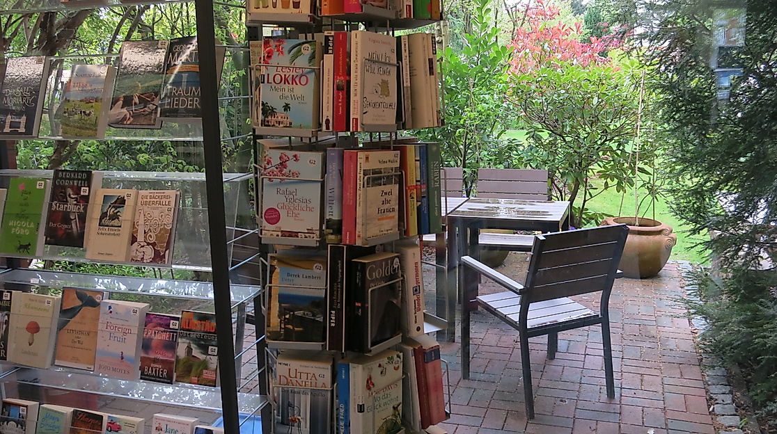 Der Lesegarten in der Bücherhalle Fuhlsbüttel