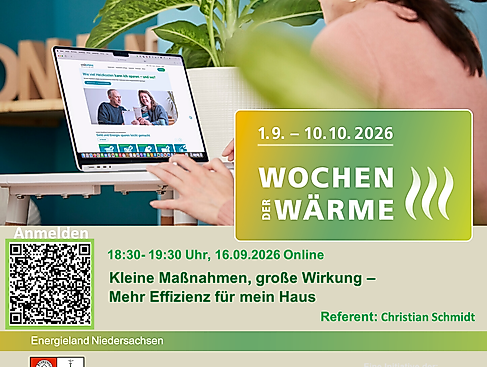 Kleine Maßnahme, große Wirkung- Online-Veranstaltung Wochen der Wärme