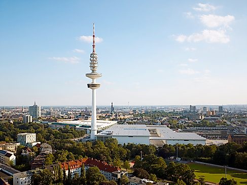 Hamburg Messe und Congress - Luftaufnahme