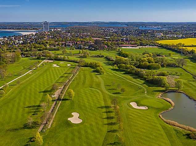 Überblick über den Golfplatz
