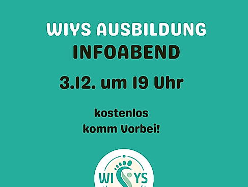 WIYS Ausbildung INFO ABEND 3.12. um 19 Uhr