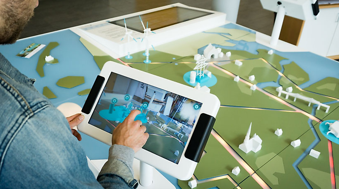 Exponat mit Augmented Reality