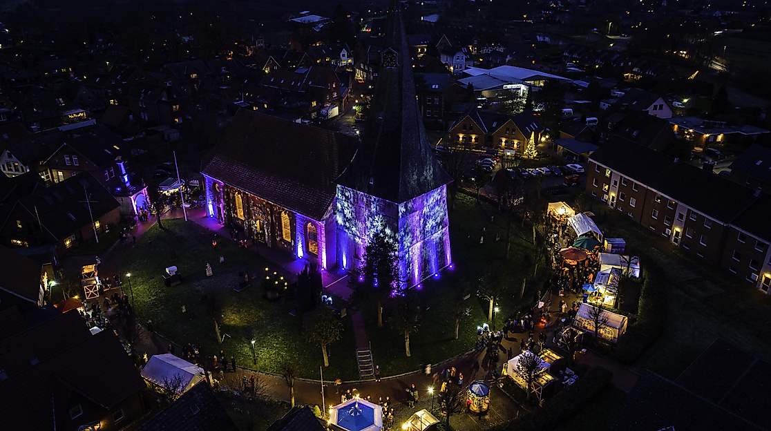 Weihnachtsmarkt bi de Kark