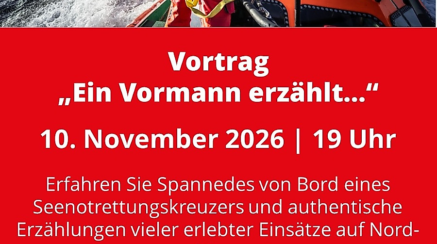 Die Seenotretter kommen - Ein Vormann aus Bremen erzählt