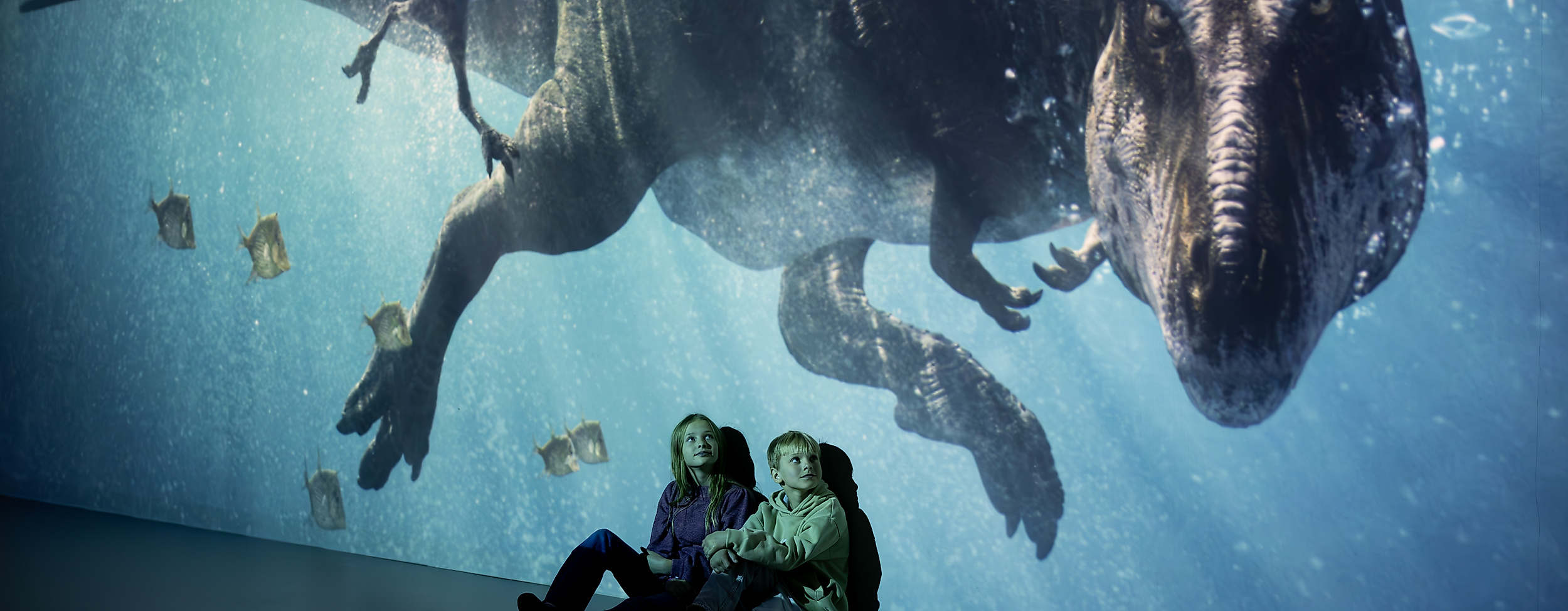 Faszination Dinosaurier-Projektion