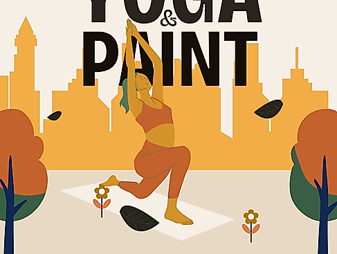 green-illustration-yoga-class-flyer