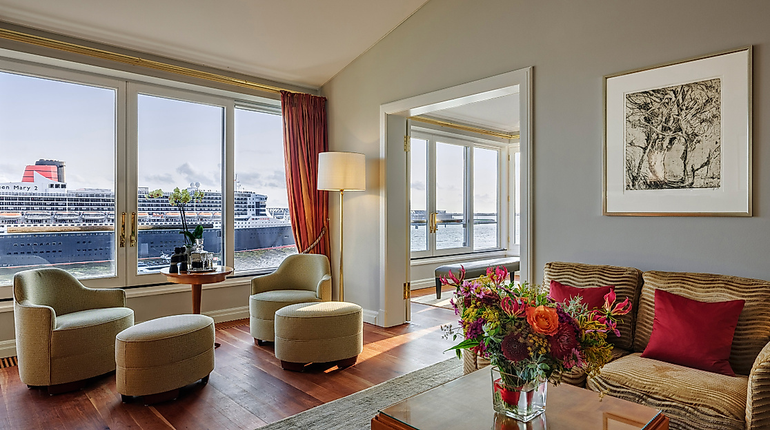 Hotel Louis C. Jacob Hamburg: Elbsuite