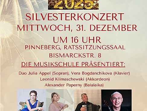 Plakat Silvester Konzert