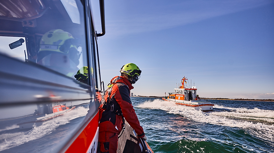 Blick von der Helene zu Romy Frank