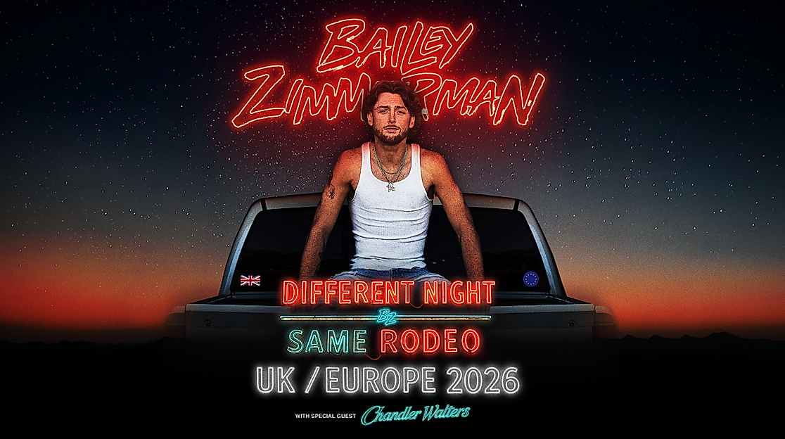 Bailey Zimmerman - Different Night Same Rodeo Tour 2026