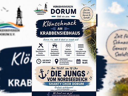 Klönschnack am Krabbensiebhaus