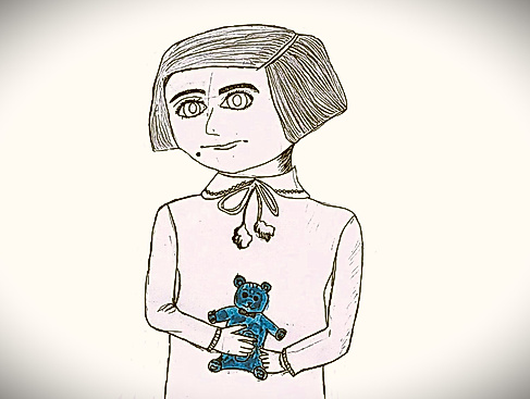 „Das war das Ende meiner Kindheit.“, Arbeit der Schülerin Anastasia, wurde zum Titelbild der Ausstellung