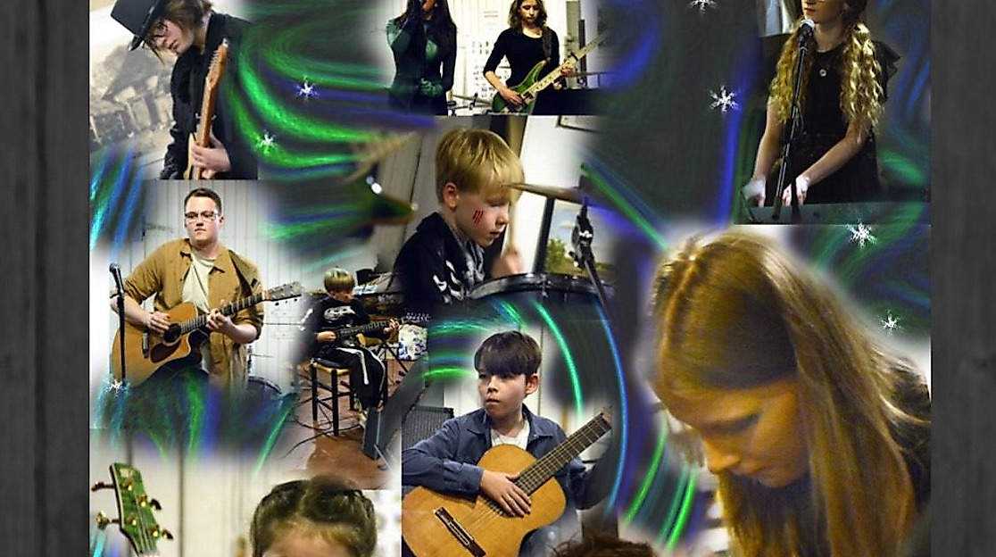Alen Lešinger, Julian Ludolf und Schüler/Innen der Heidekreis Musikschule