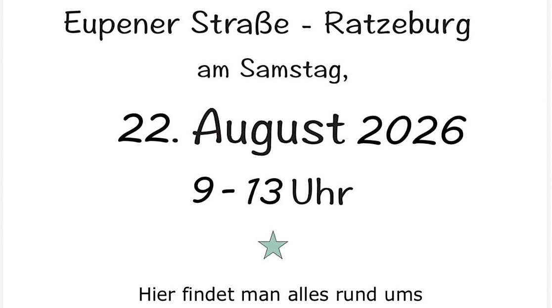 Flohmarkt St. Georgsberg Eupener Straße