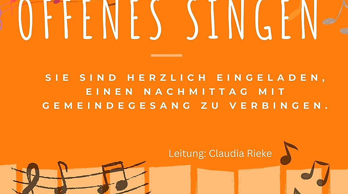 Plakat Offenes Singen