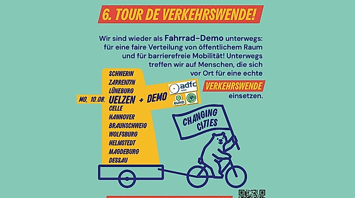 Tour de Verkehrswende & ADFC: Uelzen --> Celle