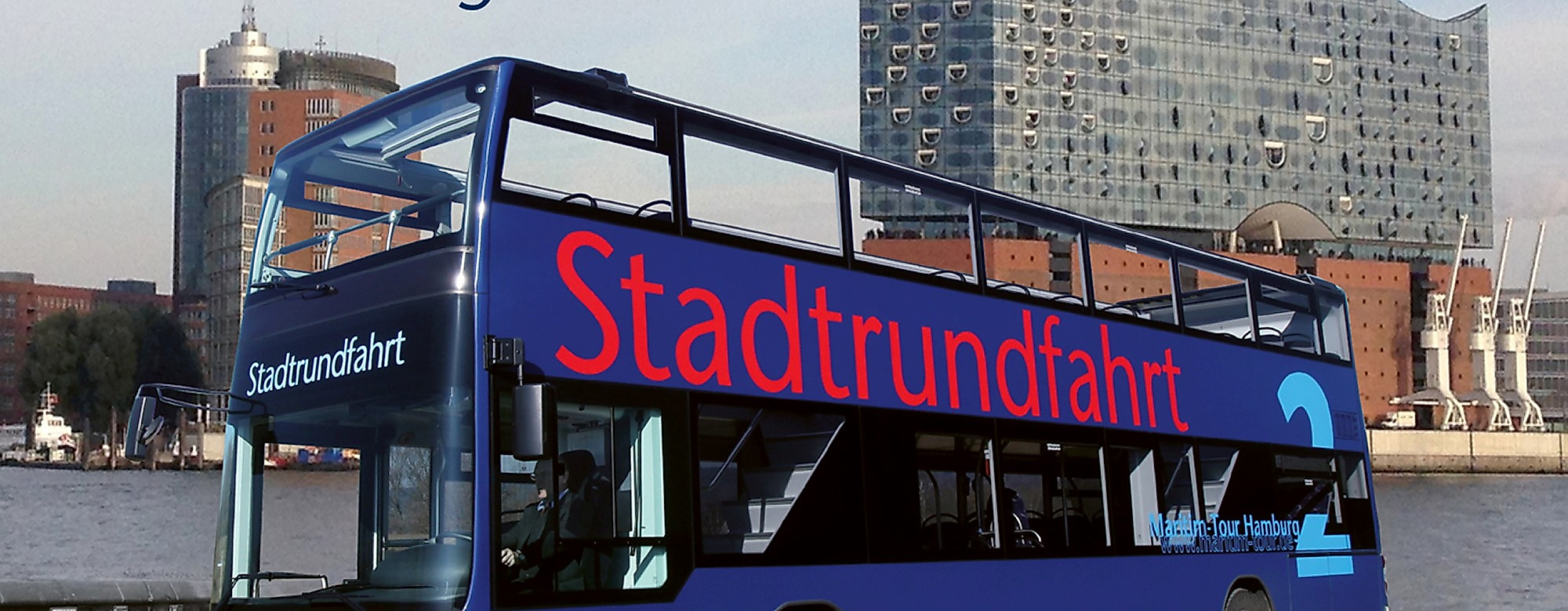 Die blauen Doppeldecker