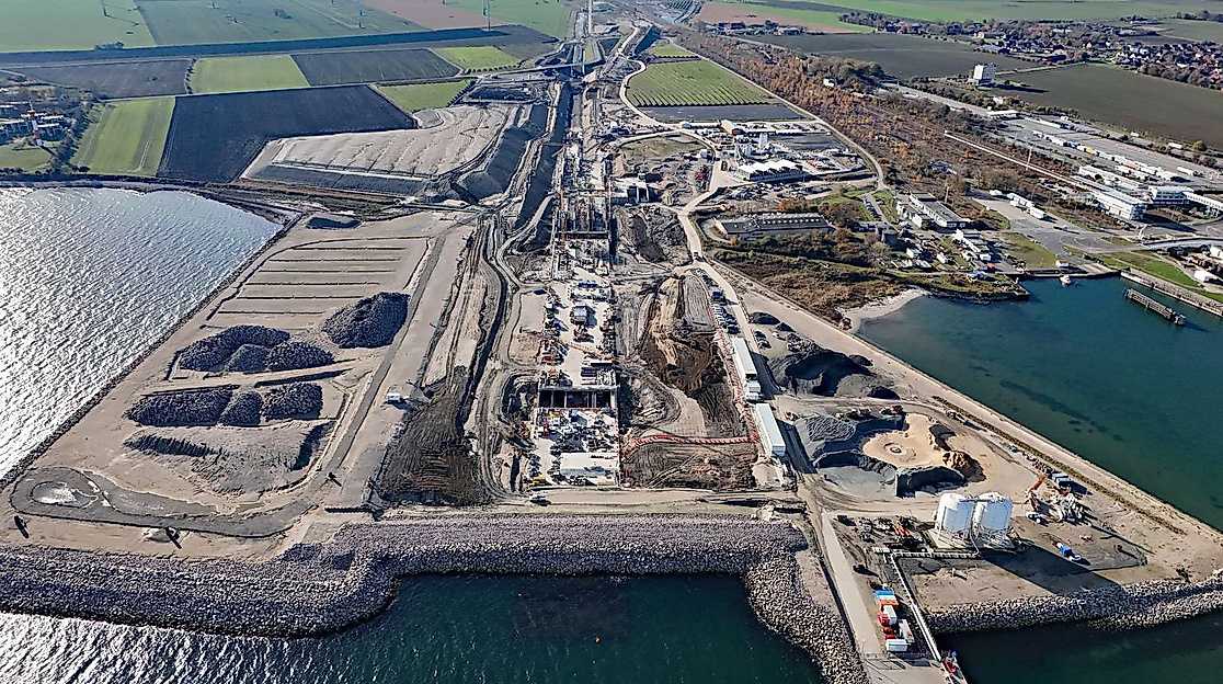 Tunnelportal auf Fehmarn