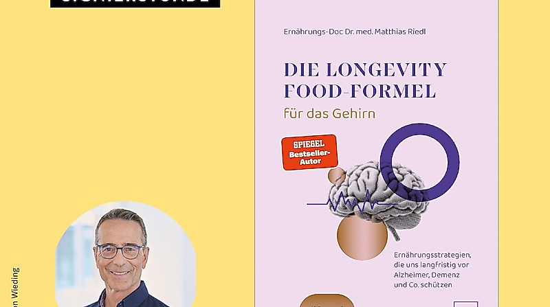SIGNIERSTUNDE: Dr. Matthias Riedl - "The Longevity-Food-Formel" und weitere Bücher