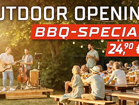 Outdoor Opening mit BBQ Special
