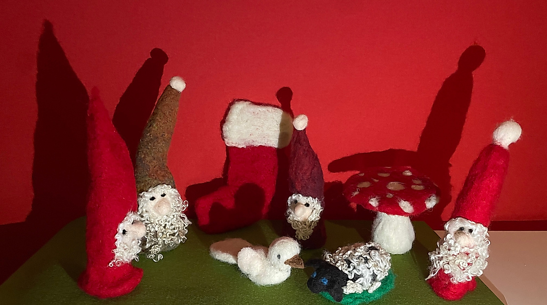 Weihnachtswichtel-rot