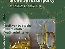 Silvesterparty - Inkl. Buffet, Getränke & DJ