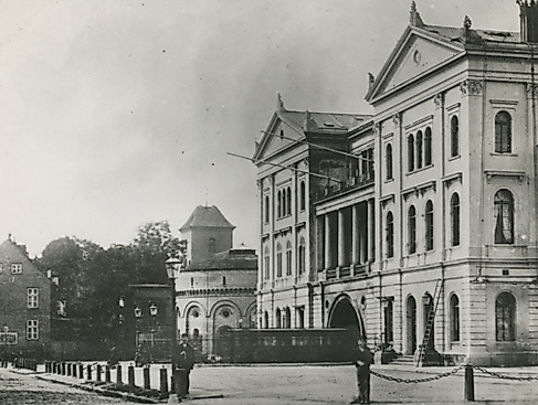 Dänischer Bahnhof um 1880