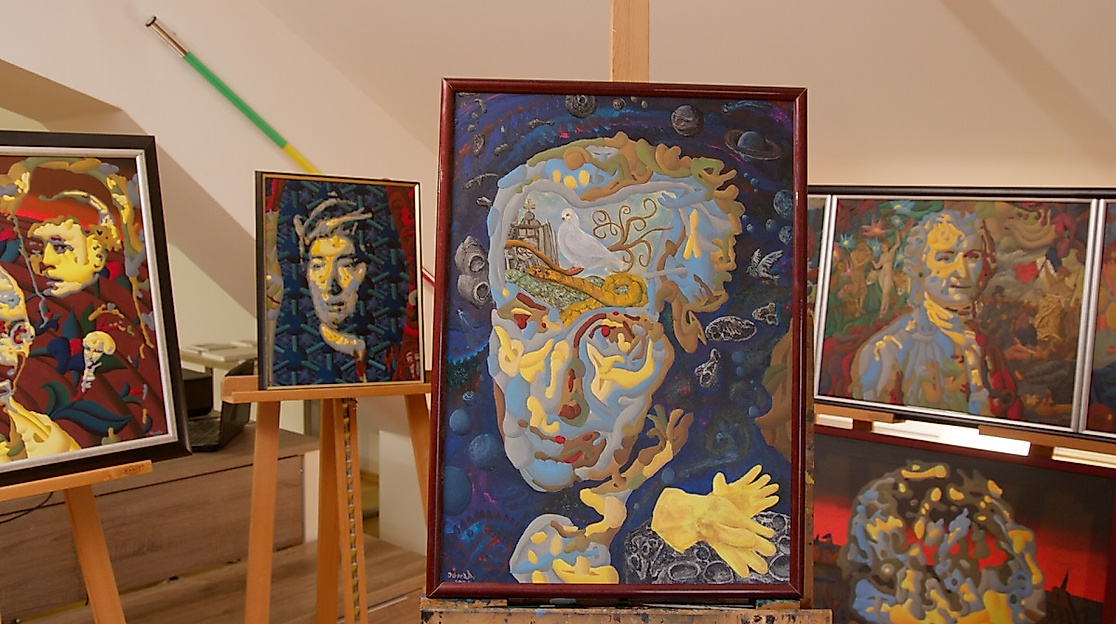 Bild aus dem Atelier von Werner Horvath