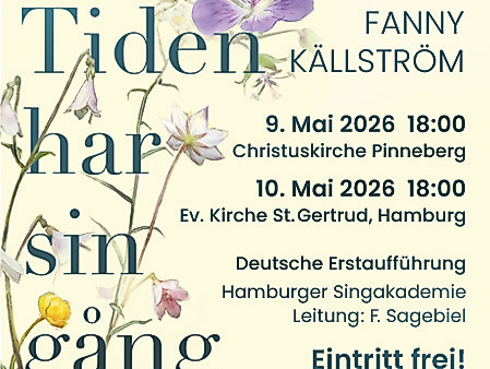 Werbeplakat für Konzert Noth Polka mit "Tiden har sin gång"