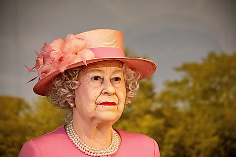 Panoptikum Wachsfigur der Queen Elizabeth II