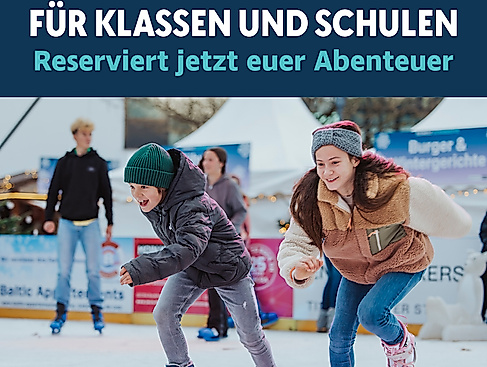 EISWELT SCHARBEUTZ - Schlittschuhlaufen für Schulen - bis 12 Uhr