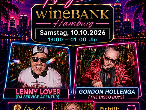 80s Nights / 80er Party / Back to the 80s wineBANK am 10.10.2026