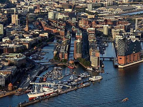 Elbphilharmonie - Luftaufnahme