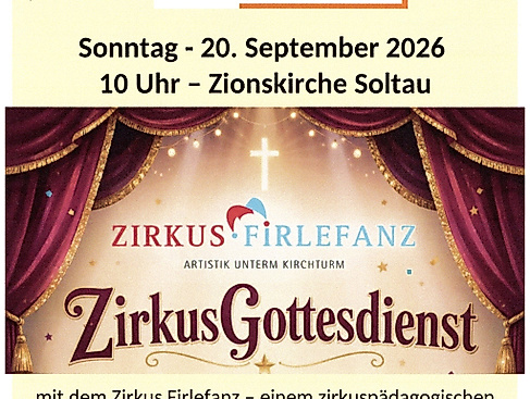 Zehnter in Zion: Zirkus-Gottesdienst