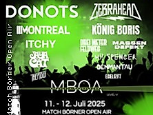 Match Börner Open Air - König Boris, Zebrahead, Donots, Montreal, Itchy u.a.