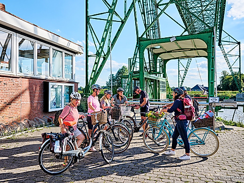 Fahrradtour in Osten und umzu mit anschließendem Kaffeetrinken