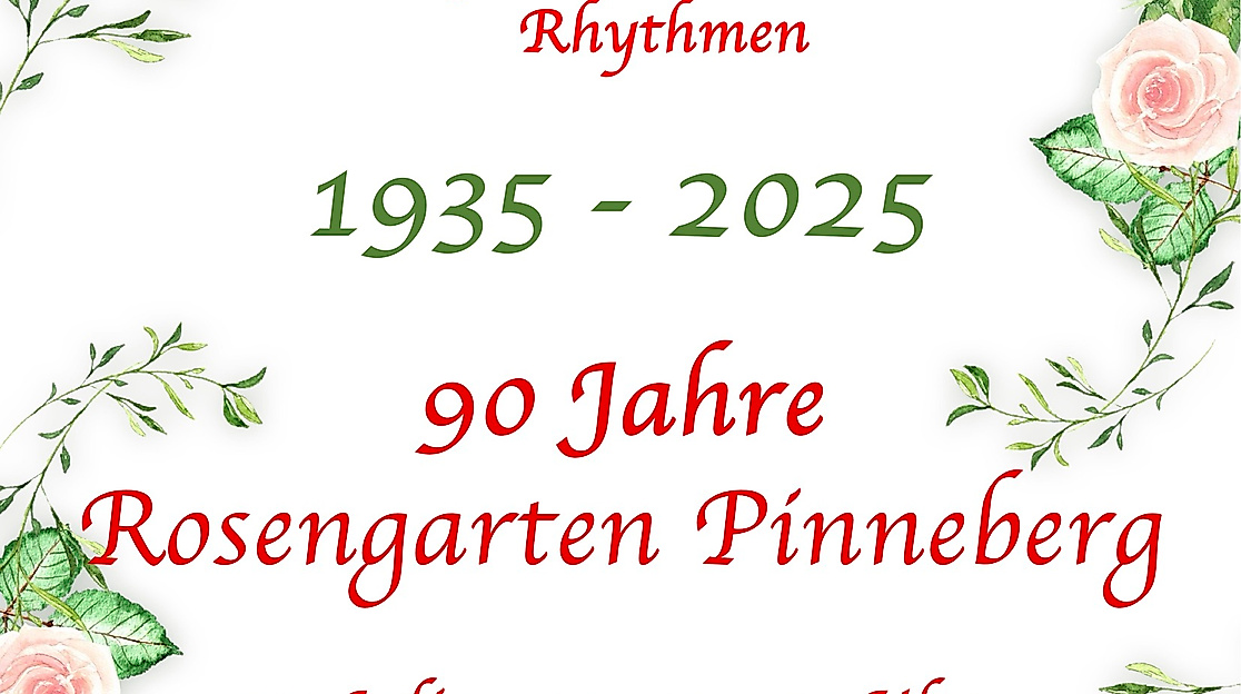 Rosengarten Einladung 90Jahre Jubiläumsfeier